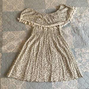 Cream Floral Sundress